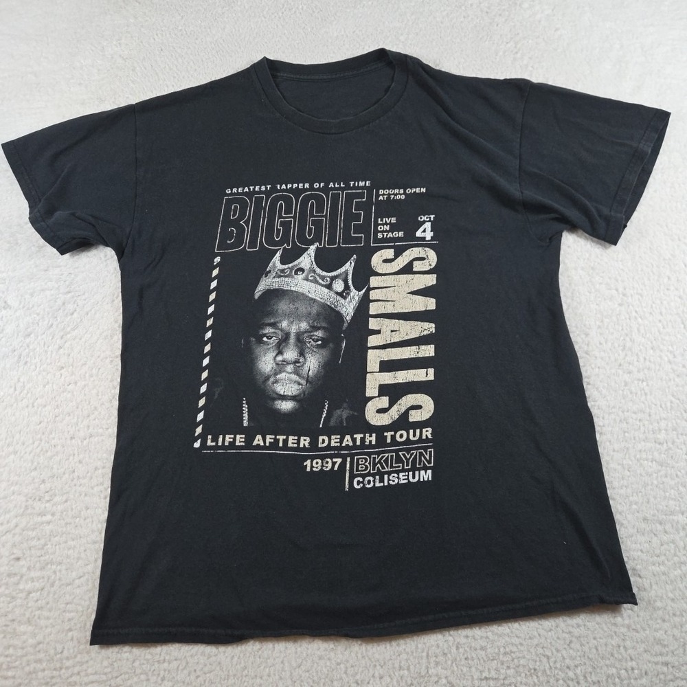 Biggie Smalls Notorious BIG Life After Death Tour 1997‎ T-Shirt Size Large Tee